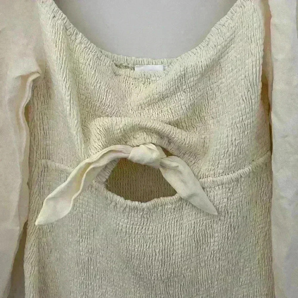 Mable smocked mini dress with cut out detail fairycore romantic cottagecore - Picture 2 of 6